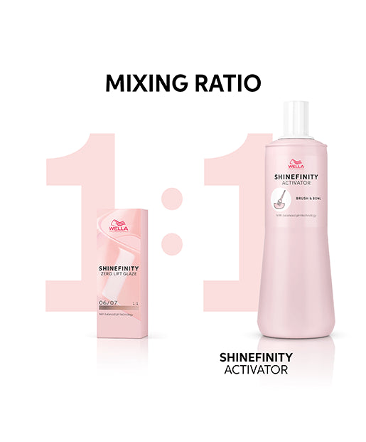 Wella Aktywator Do Farb Demipermanentnych Shinefinity  Do Aplikacji Pędzlem, 1000 Ml