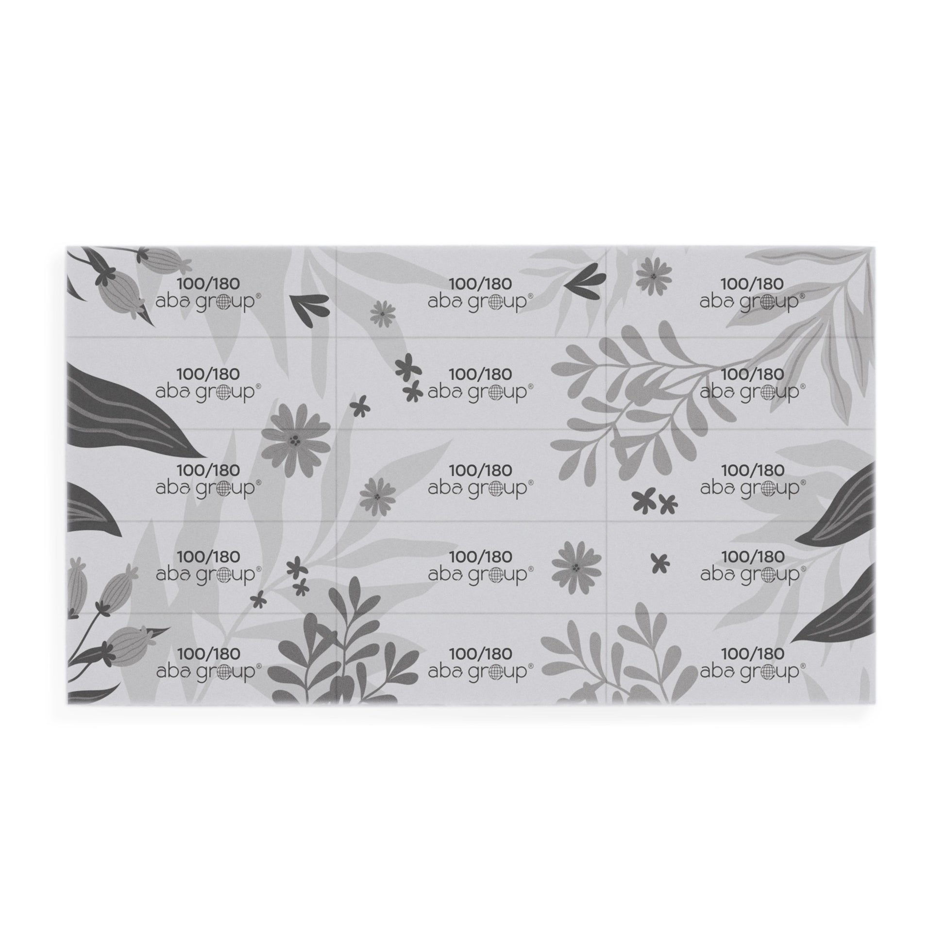 Aba Group Tear-Off Buffer Flowers Blok Jednorazowych Polerek Do Odrywania “Flowers” 100/180, 15 Sztuk