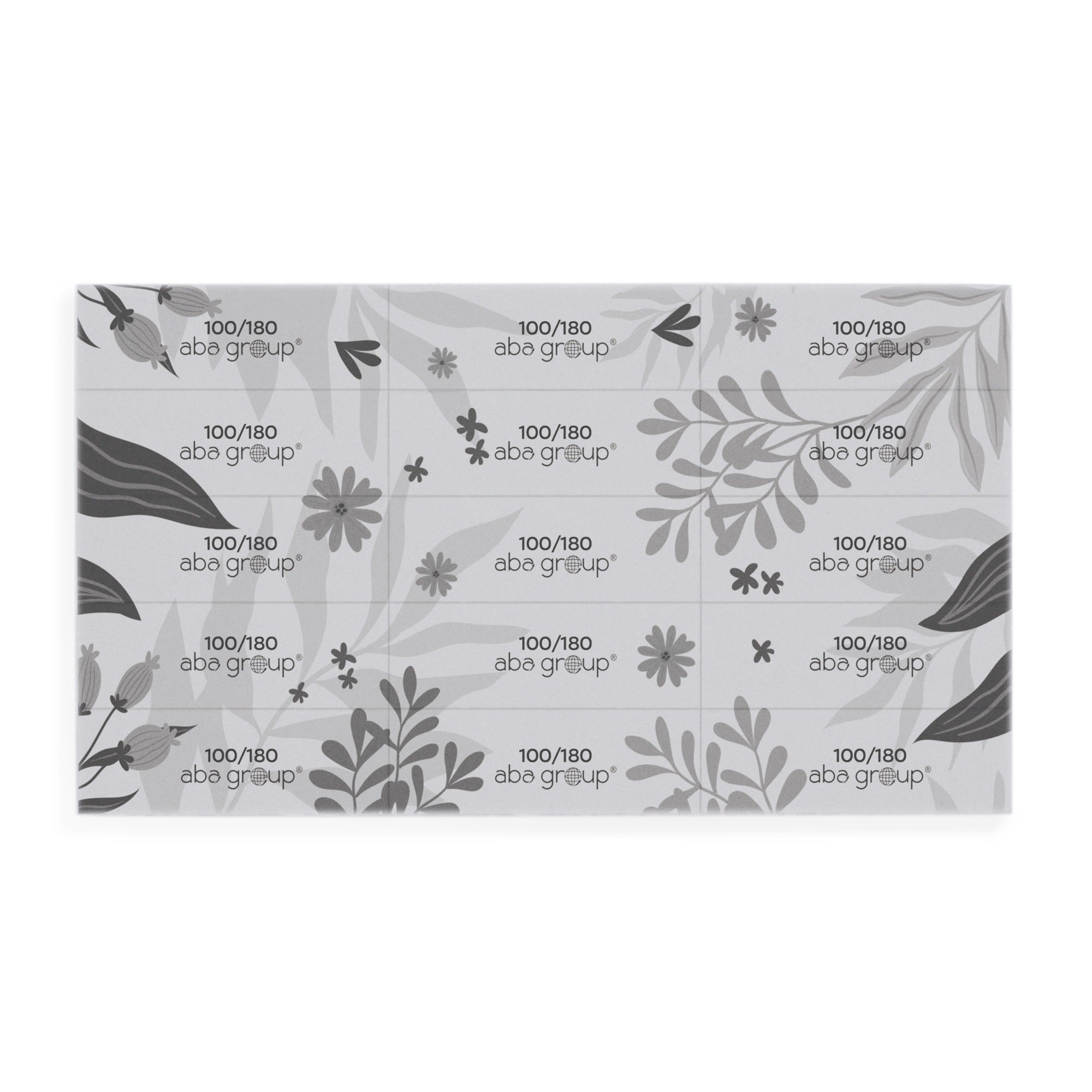 Aba Group Tear-Off Buffer Flowers Blok Jednorazowych Polerek Do Odrywania “Flowers” 100/180, 15 Sztuk