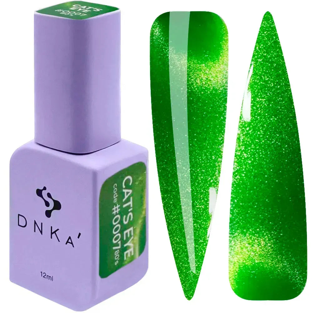 DNKa Color Gel Polish Lakier Hybrydowy Cat's Eye 80's #0007 12ml