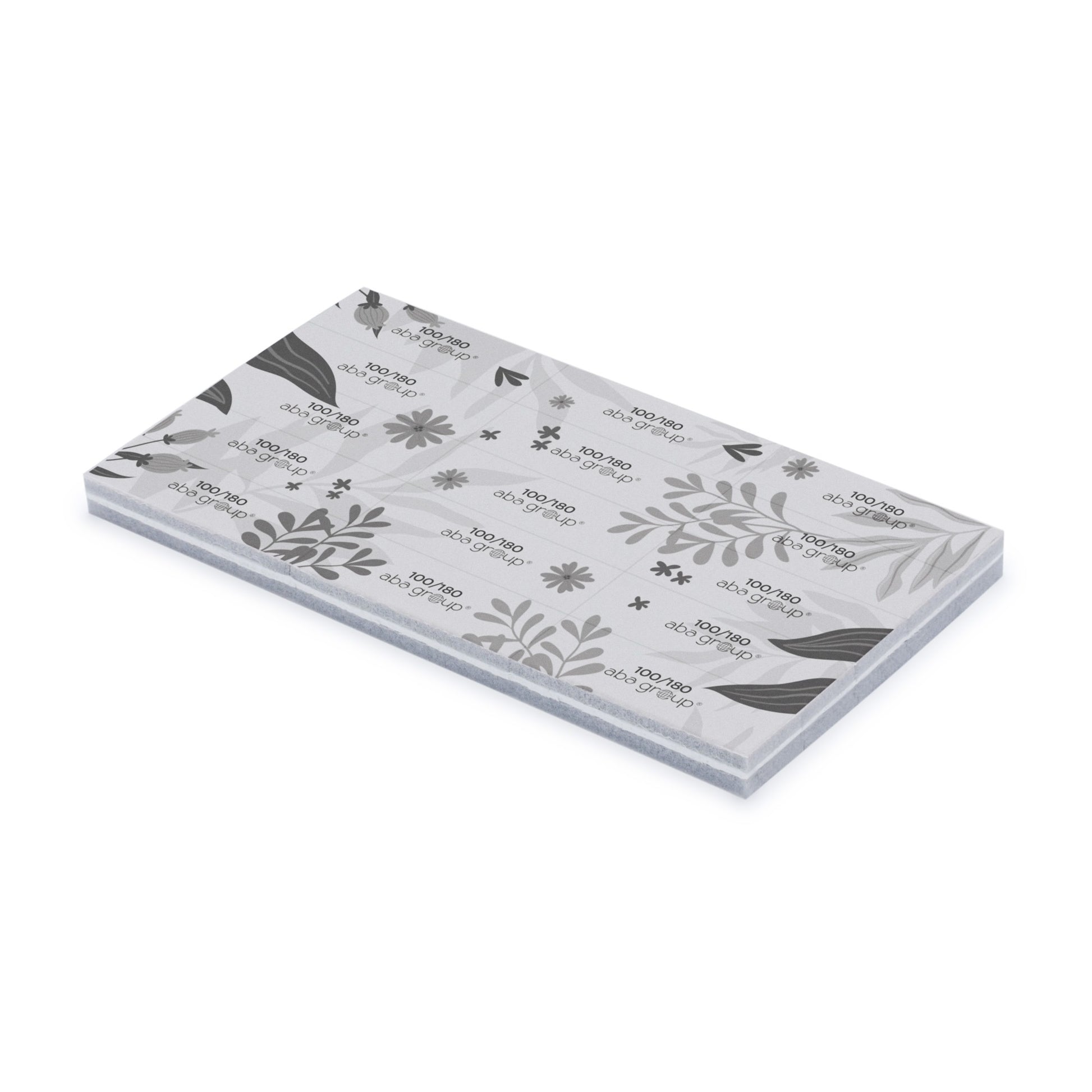 Aba Group Tear-Off Buffer Flowers Blok Jednorazowych Polerek Do Odrywania “Flowers” 100/180, 15 Sztuk