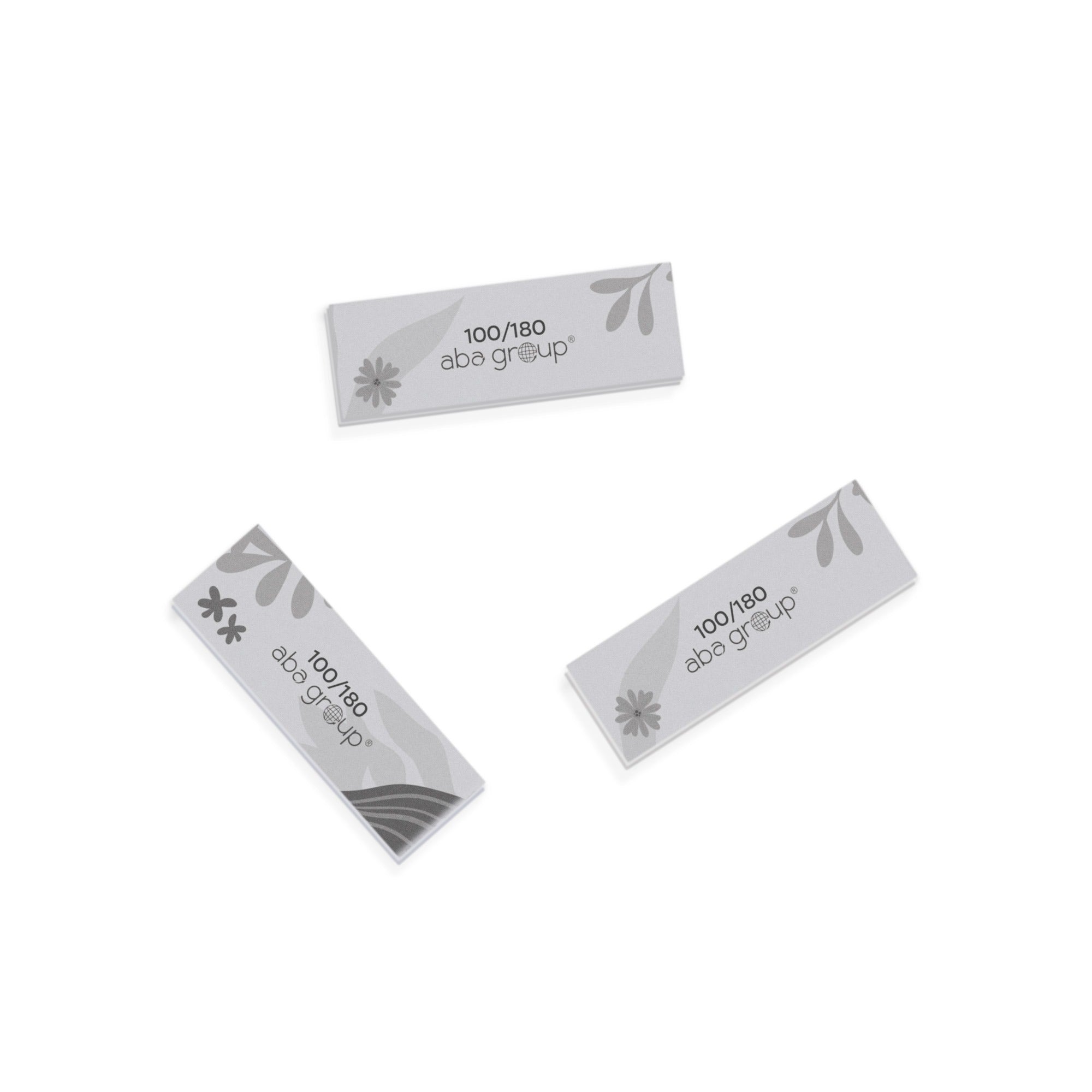 Aba Group Tear-Off Buffer Flowers Blok Jednorazowych Polerek Do Odrywania “Flowers” 100/180, 15 Sztuk