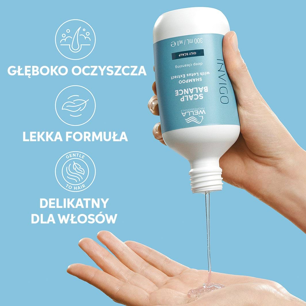 Wella Invigo Pure - Szampon Oczyszczający I Odświeżający 300 Ml