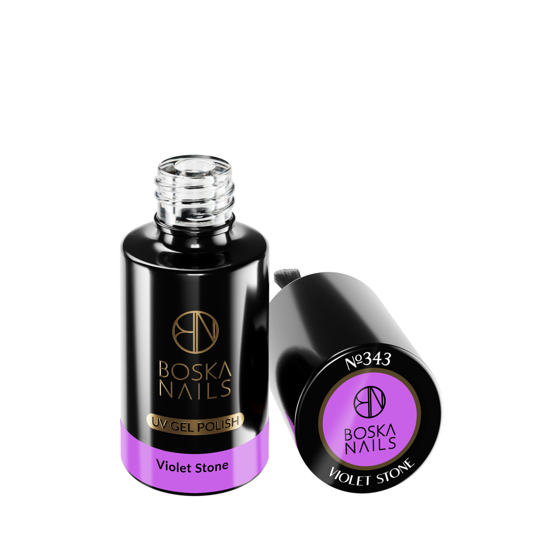 Boska Nails Lakier Hybrydowy Divine Violet Stone No 343 6ml