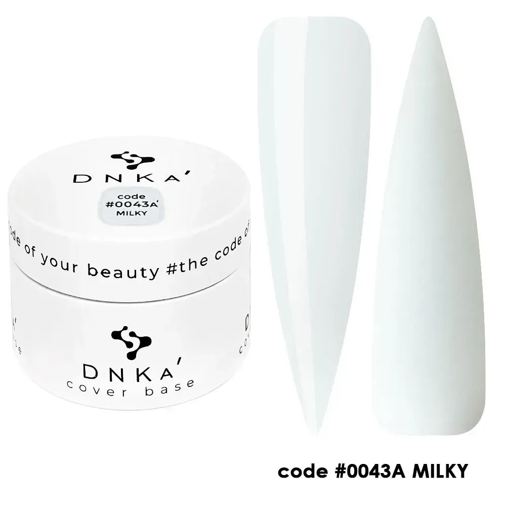 DNKa Rubber Base French Cover #0043A' Milky 30ml