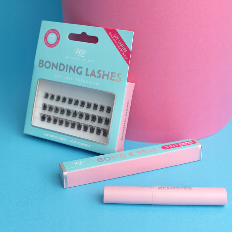Wonder Lashes Bonding Lashes - Zestaw Do Rzęs Bondingowych Kim Effect Mix