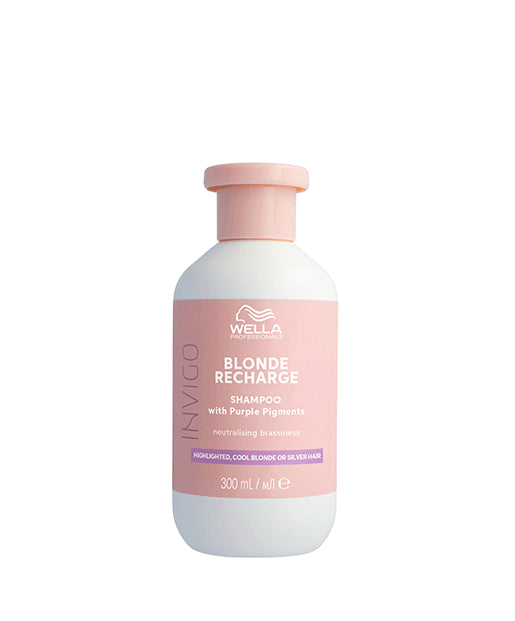 WELLA Wella Invigo Recharge - Szampon Z Pigmentami Koloru Do Włosów W Kolorze Zimnego Blondu 300 Ml