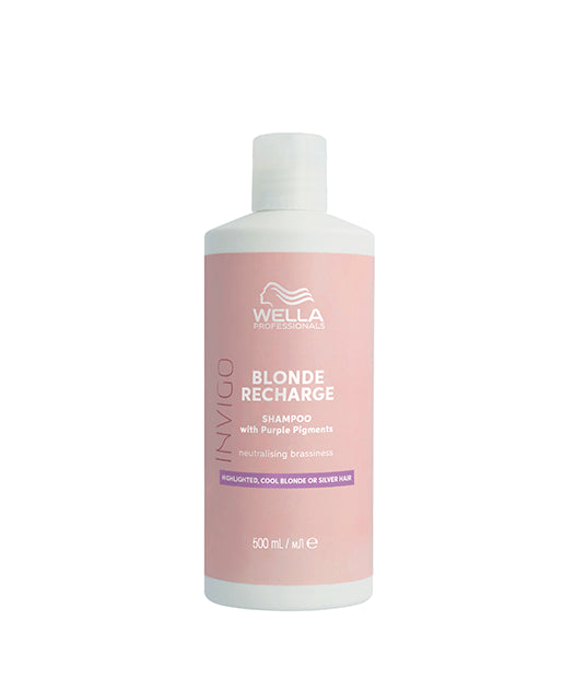WELLA Wella Invigo Recharge - Szampon Z Pigmentami Koloru Do Włosów W Kolorze Zimnego Blondu 500 Ml
