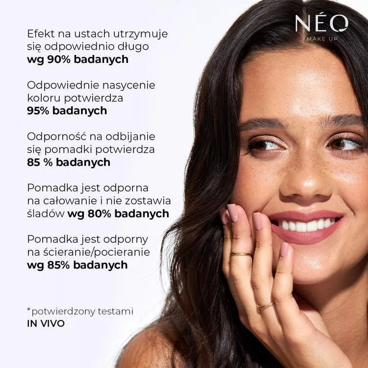 Neo Make Up Długotrwała Pomadka Do Ust W Płynie: 03 Everlasting Affection