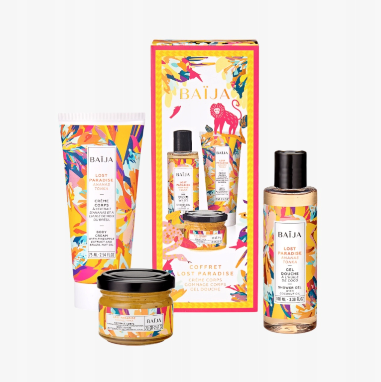 Baija Body Ritual Gift Set Lost Paradise Zestaw Prezentowy Lost Paradise (Żel, Peeling, Balsam)