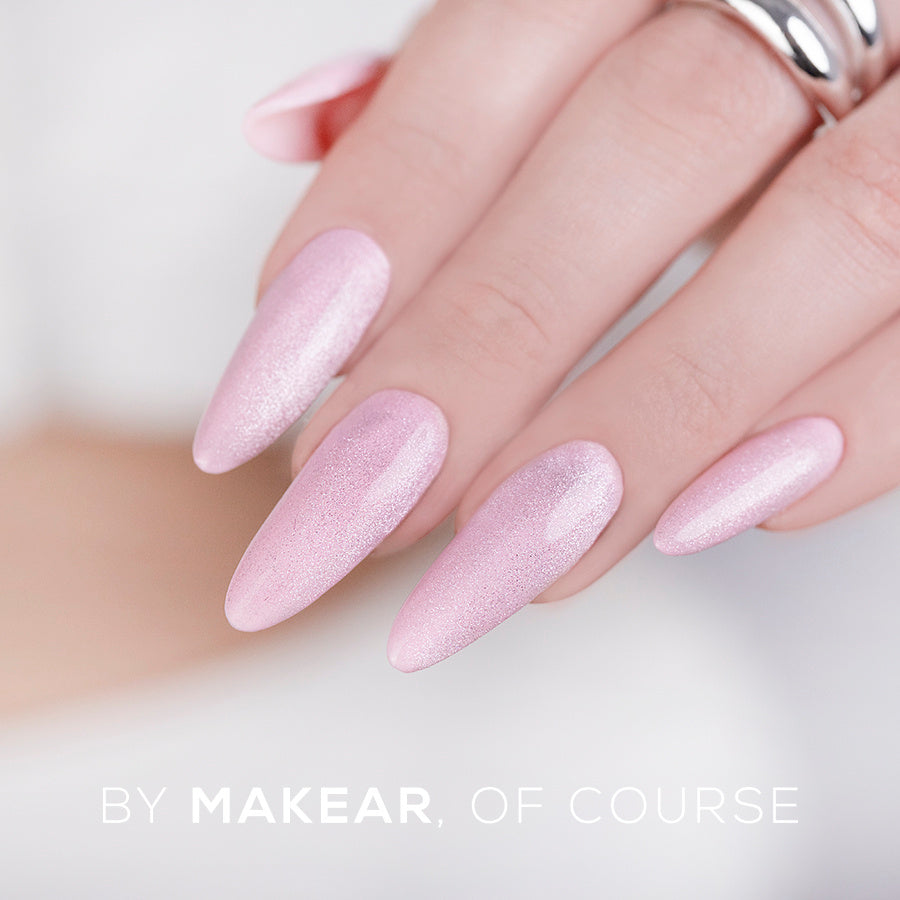 Makear Top No Wipe Cat Eye Pink 8ml
