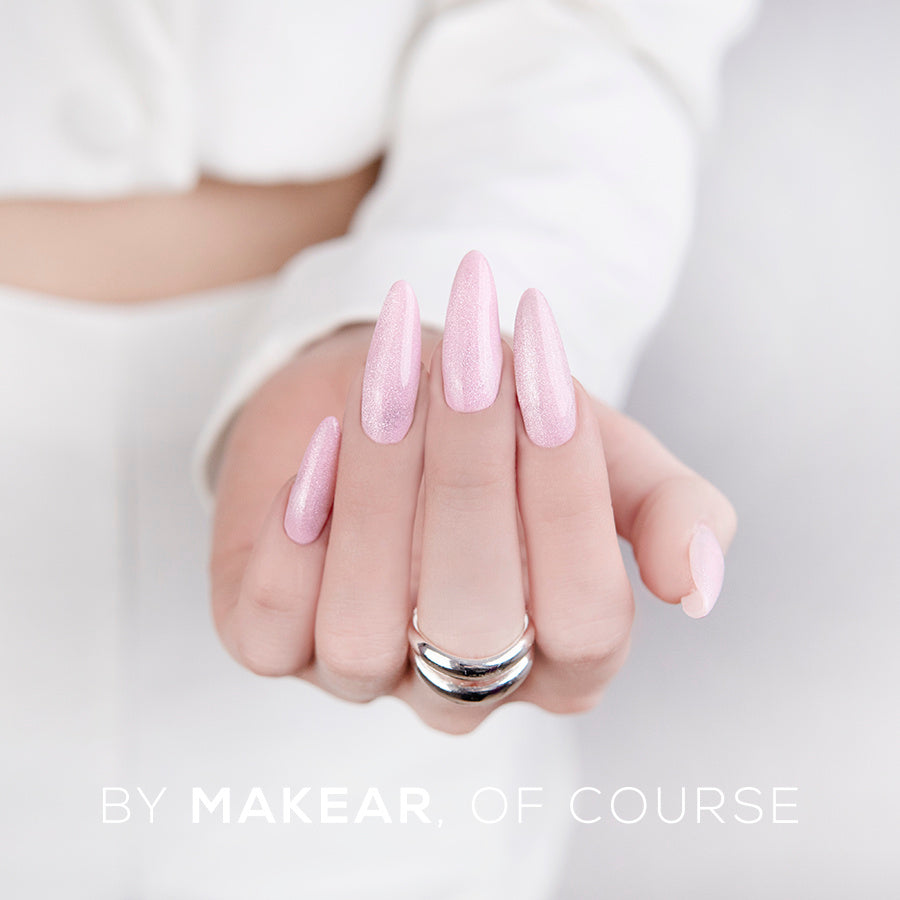 Makear Top No Wipe Cat Eye Pink 8ml