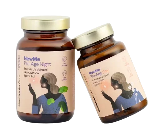 Health Labs Care Zestaw NewMe Pro Age Wspierający Produkcje Kolagenu 30 Kapsułek + Wspierający Produkcje Kolagenu 60 Kapsułek