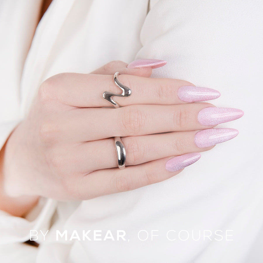 Makear Top No Wipe Cat Eye Silver 8ml