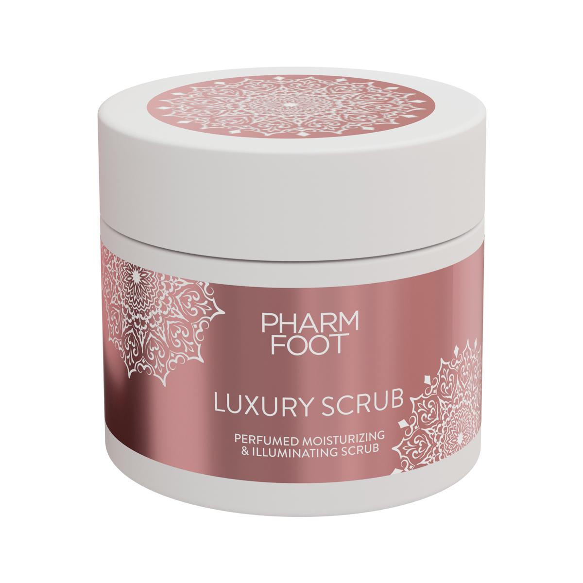 Pharm Foot Pharm Foot Luxury Scrub Perfumowany Peeling Nawilżająco-Rozświetlający Do Stóp, Dłoni I Ciała 200 g — Składniki i ocena