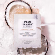VOESH Coconut Cream Pedi In A Box O2 Fizz Zestaw Do Pedicure 5 Kroków