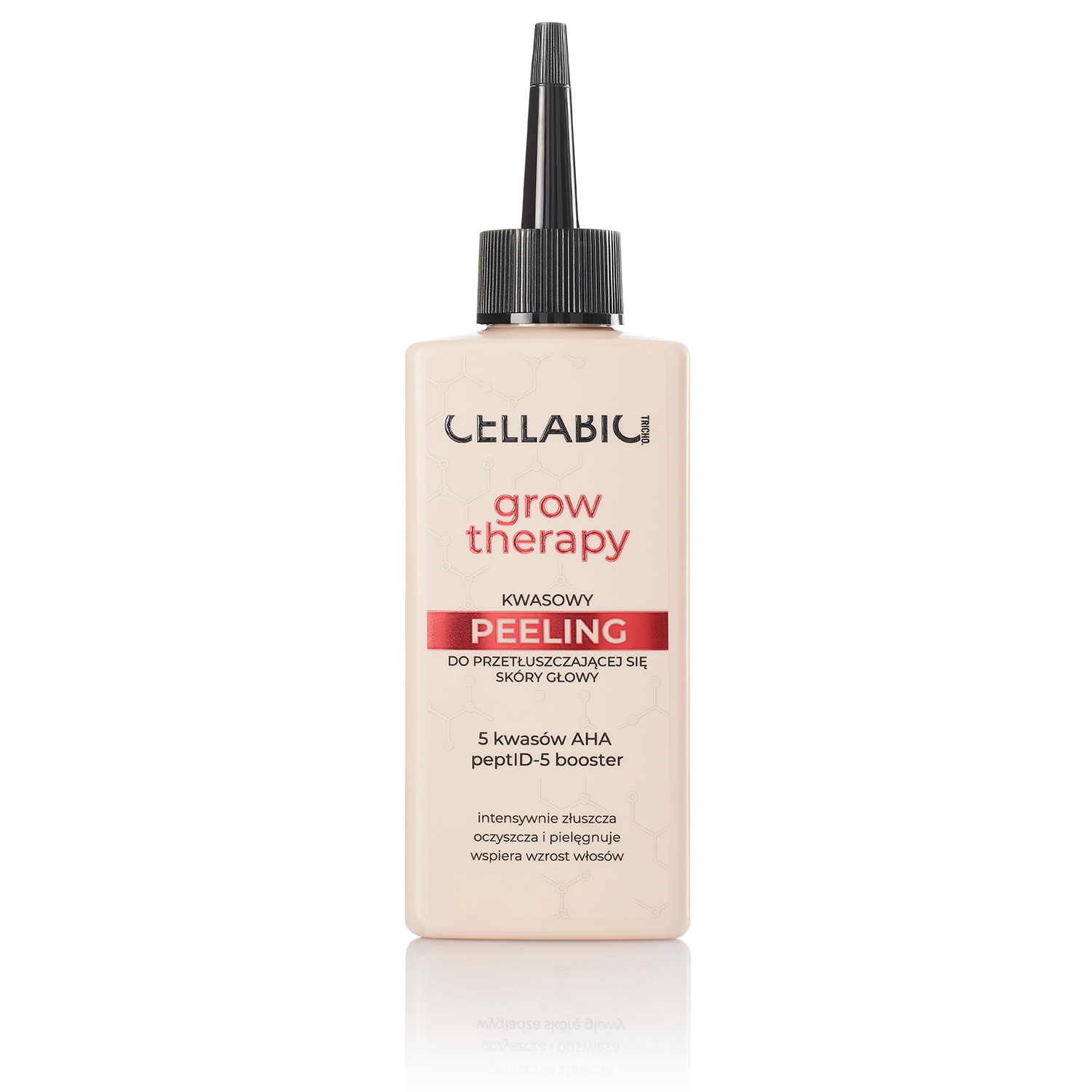 Cellabic Tricho Grow Therapy Kwasowy Peeling Do Przetłuszczającej Się Skóry Głowy 150ml