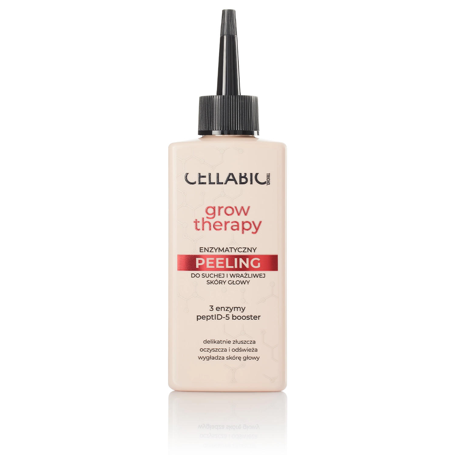 Cellabic Tricho Grow Therapy Enzymatyczny Peeling Do Suchej I Wrażliwej Skóry Głowy 150ml