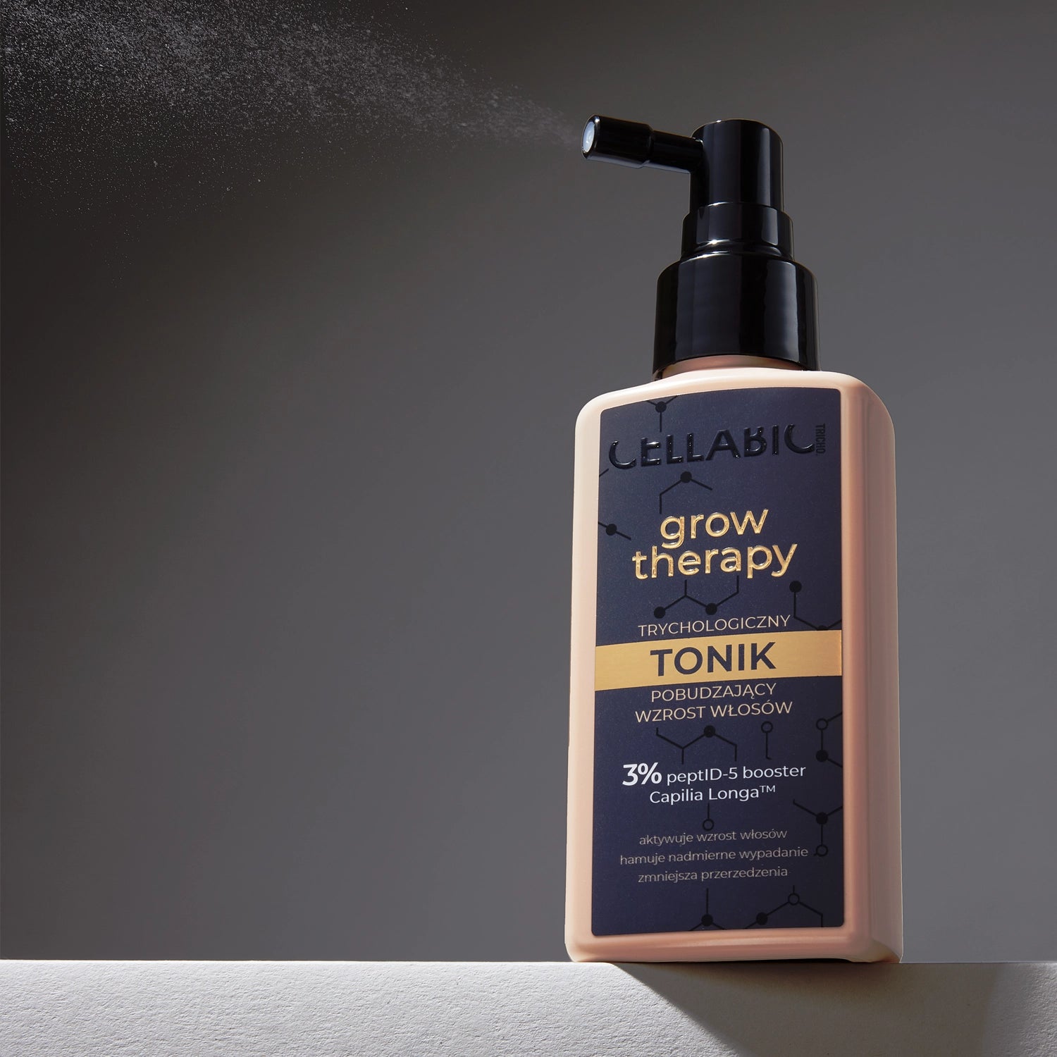 Cellabic Tricho Grow Therapy Trychologiczny Tonik Pobudzający Wzrost Włosów Dla Mężczyzn 100ml