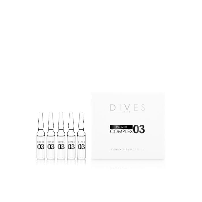 Dives Med - Power Complex 03 - Ampułki Liftingujące Z Kompleksem Przeciwstarzeniowym 5x2ml