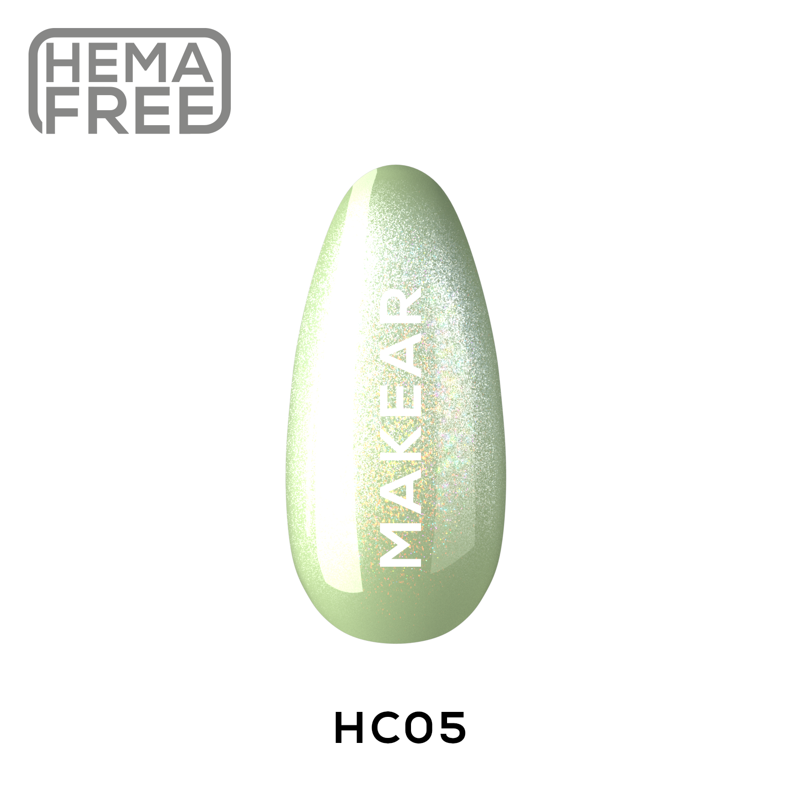 Makear Lakier Hybrydowy HC05 Holo Cat Eye 8ml