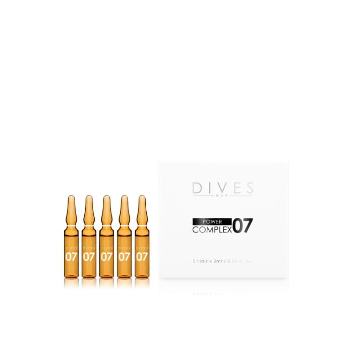 Dives Med - Power Complex 07 - Ampułki Rozświetlające Z Efektem Wygładzenia 5x2ml