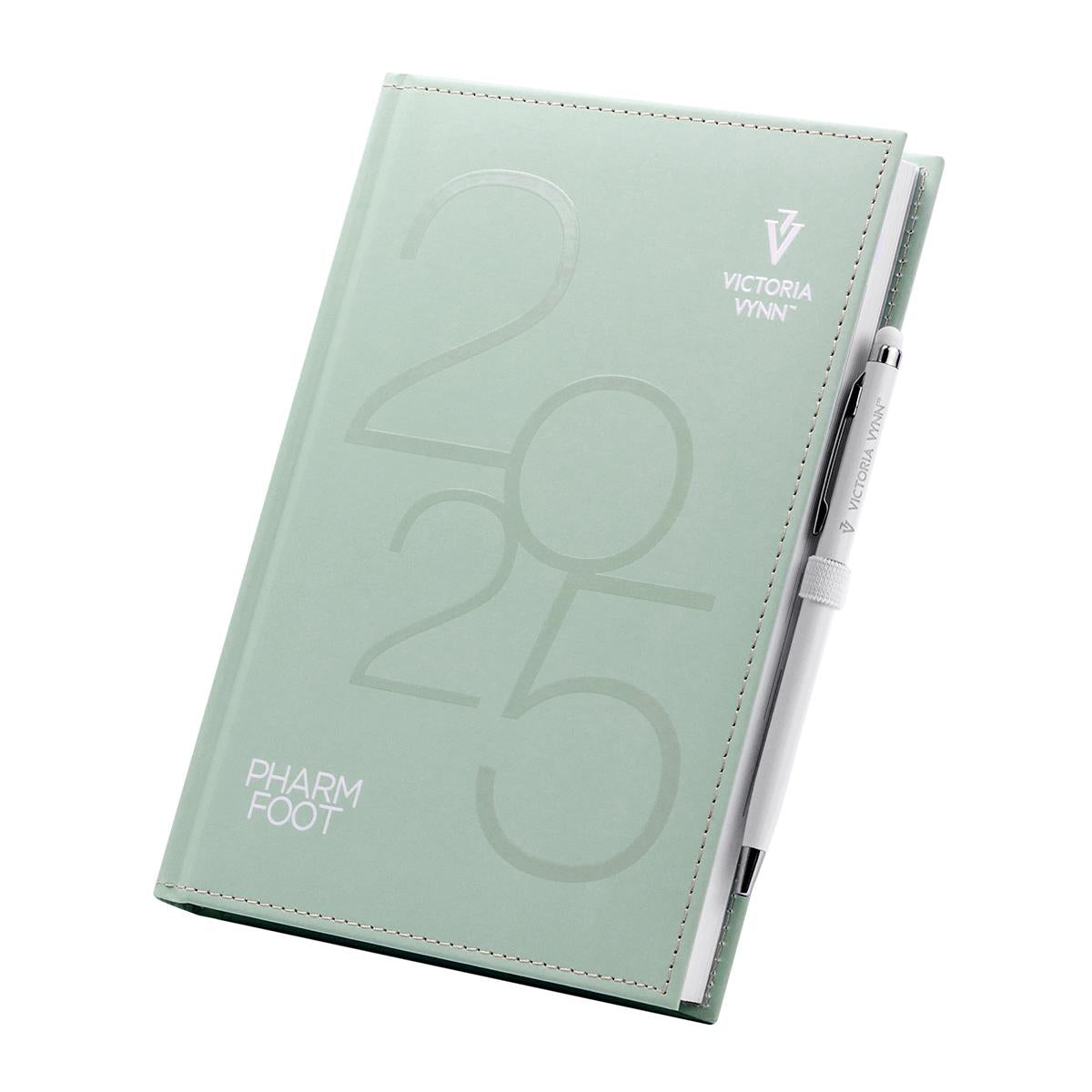 Victoria Vynn Planner Book Kalendarz 2025 Green Zielony