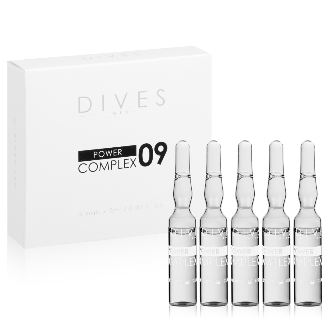 Dives Med - Power Complex 09 - Ampułki Na Niedoskonałości Z Efektem Nawilżenia 5x2ml