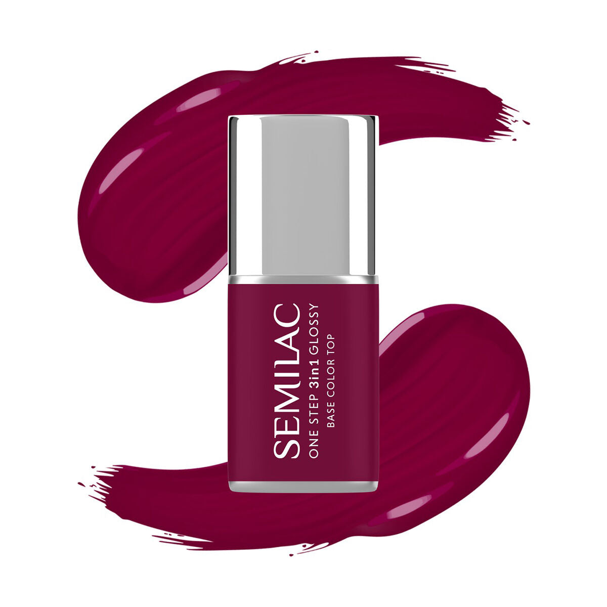Semilac Lakier Hybrydowy One Step 3in1 Glossy S775 Plum Wine 7 ml