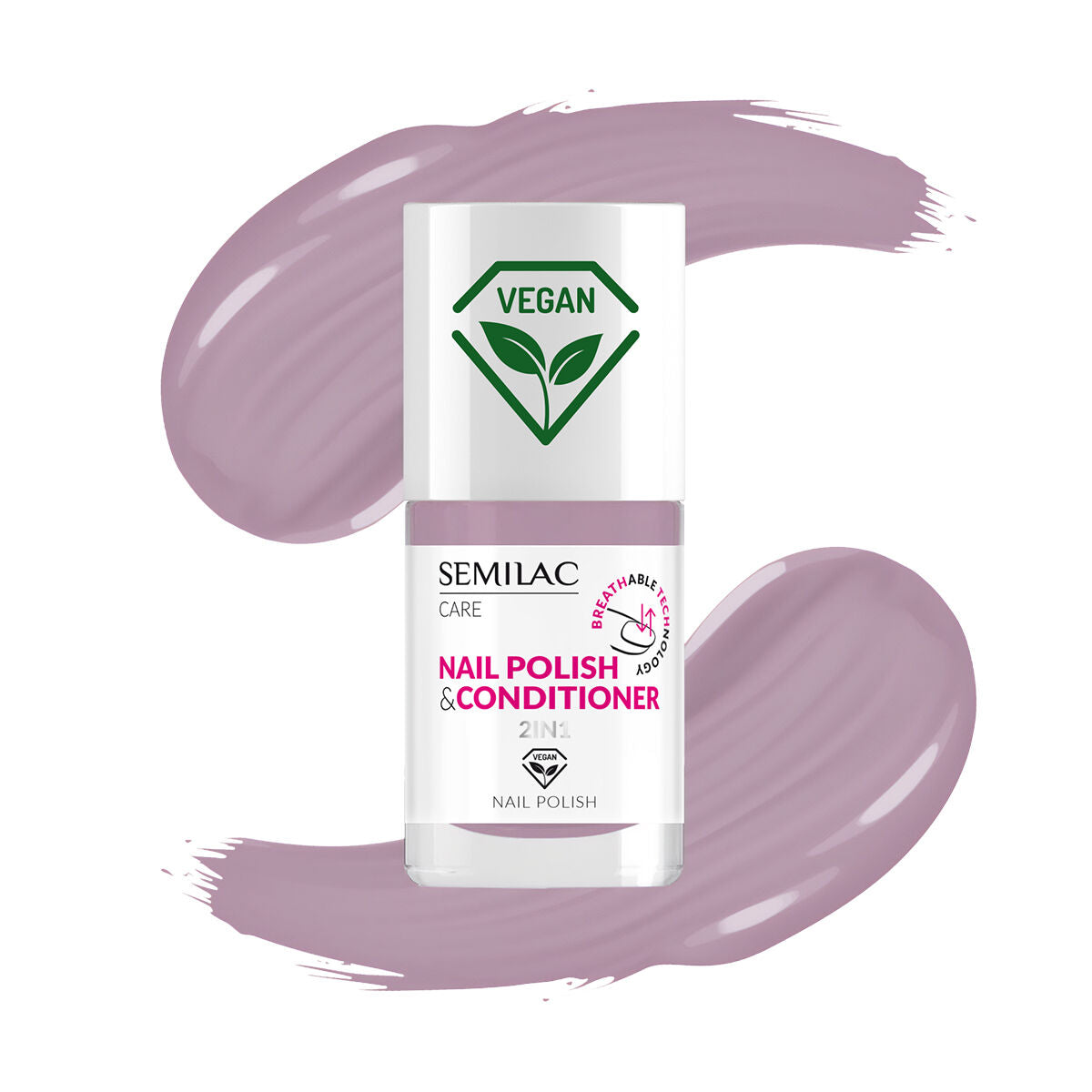 Semilac Lakier Do Paznokci Z Odżywką 2w1 033 Breathable Technology 7 Ml