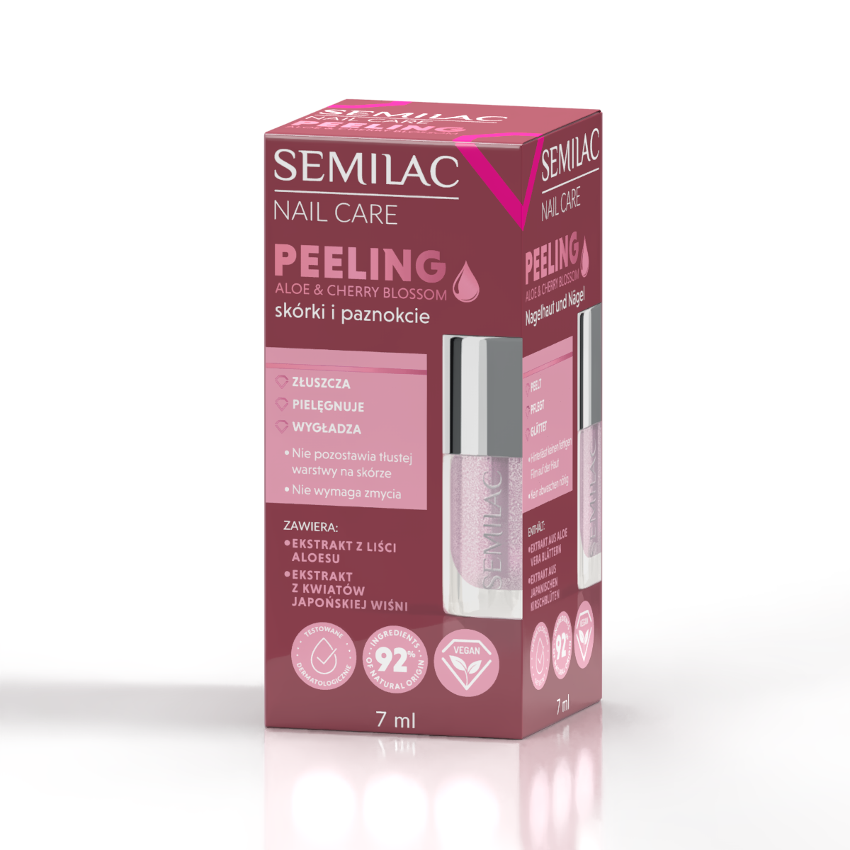 Semilac Peeling Do Skórek I Paznokci Aloe & Cherry Blossom 7 Ml