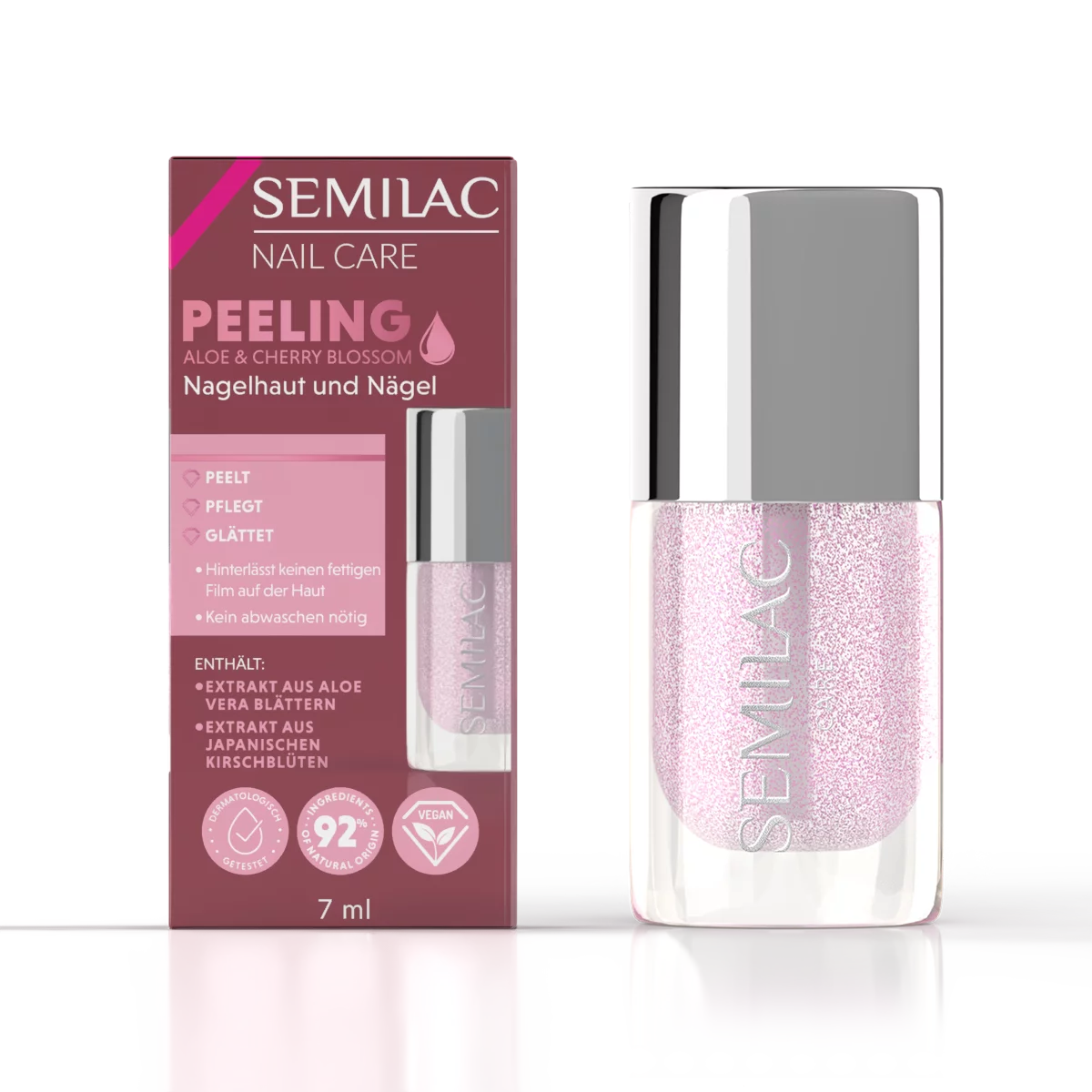 Semilac Peeling Do Skórek I Paznokci Aloe & Cherry Blossom 7 Ml