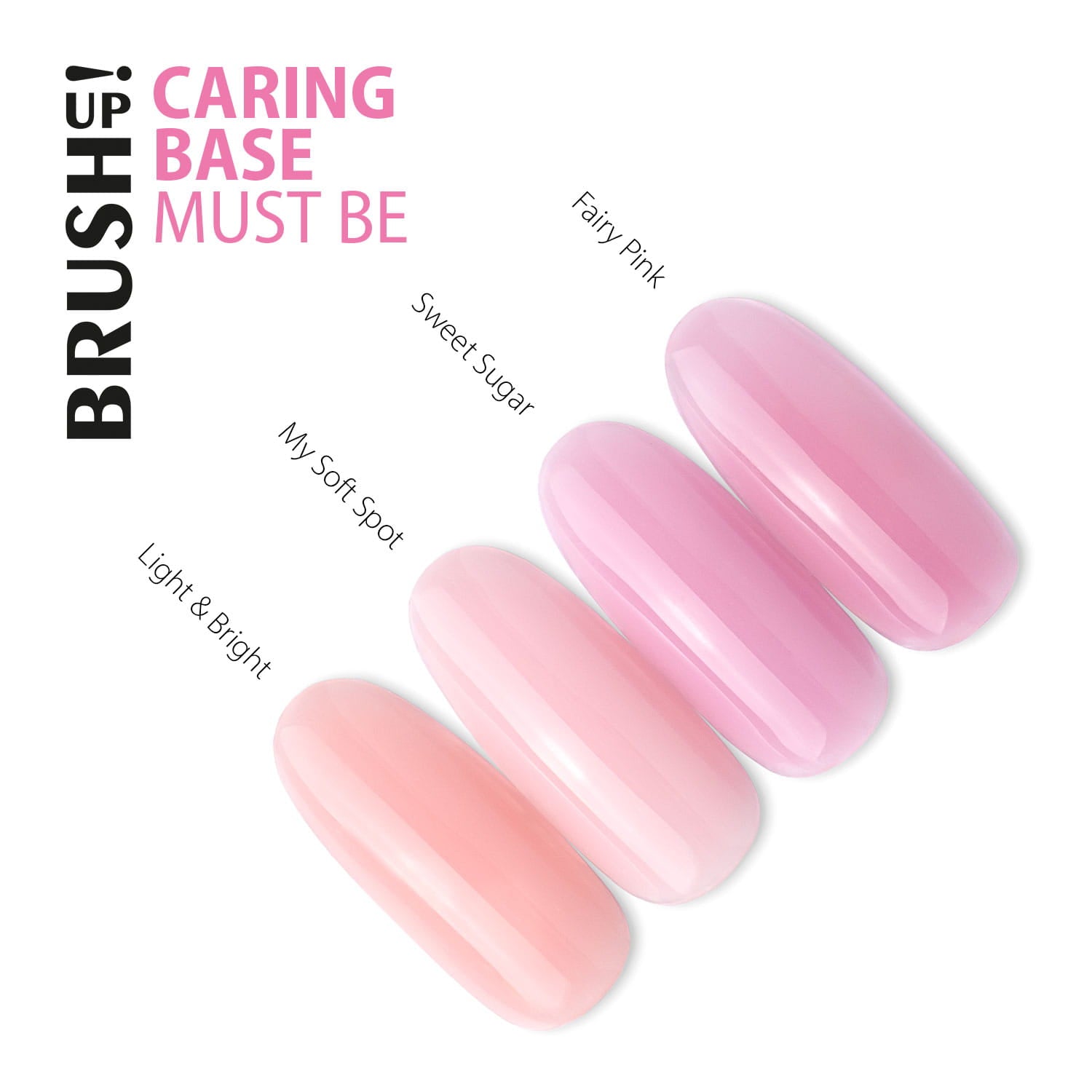 Brushup! Full Of Goods My Soft Spot Baza Hybrydowa Do Paznokci Caring Base Must Be 5g