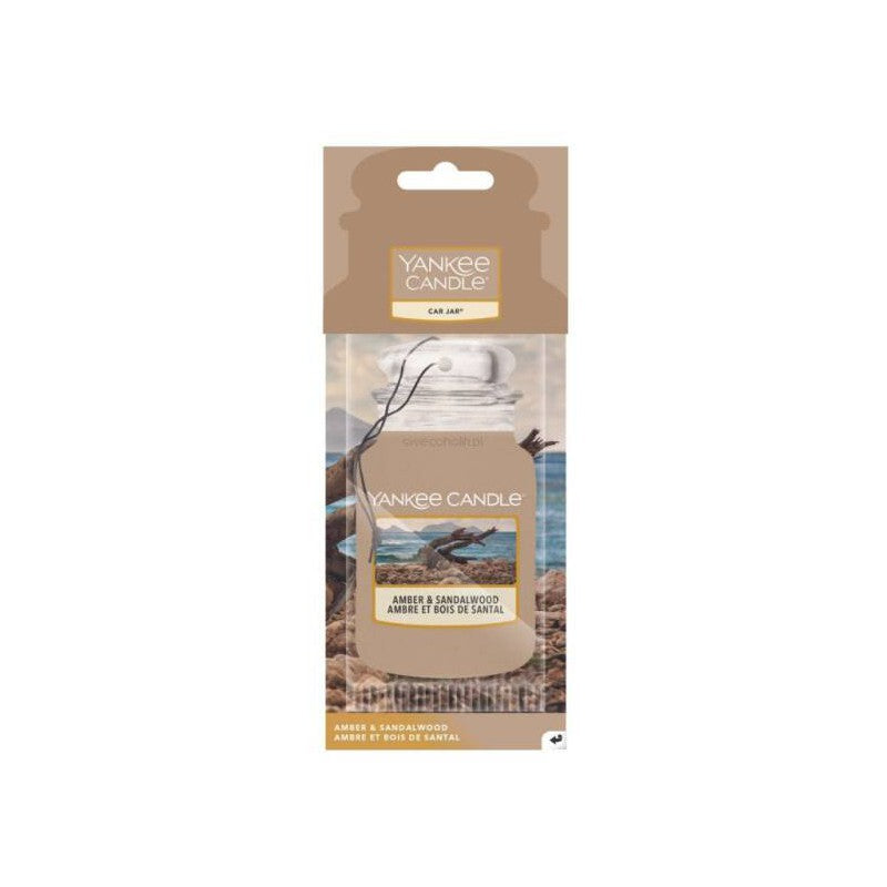 Yankee Candle Zawieszka Zapachowa do Auta Car Jar® Amber & Sandalwood