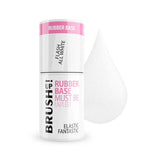 Brushup! Elastic Fantastic Flash All White Baza Hybrydowa Do Paznokci Rubber Base Must Be 5g