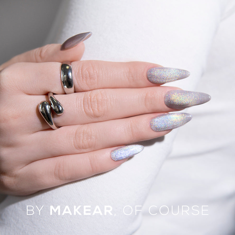 Makear Lakier Hybrydowy HC01 Holo Cat Eye 8ml