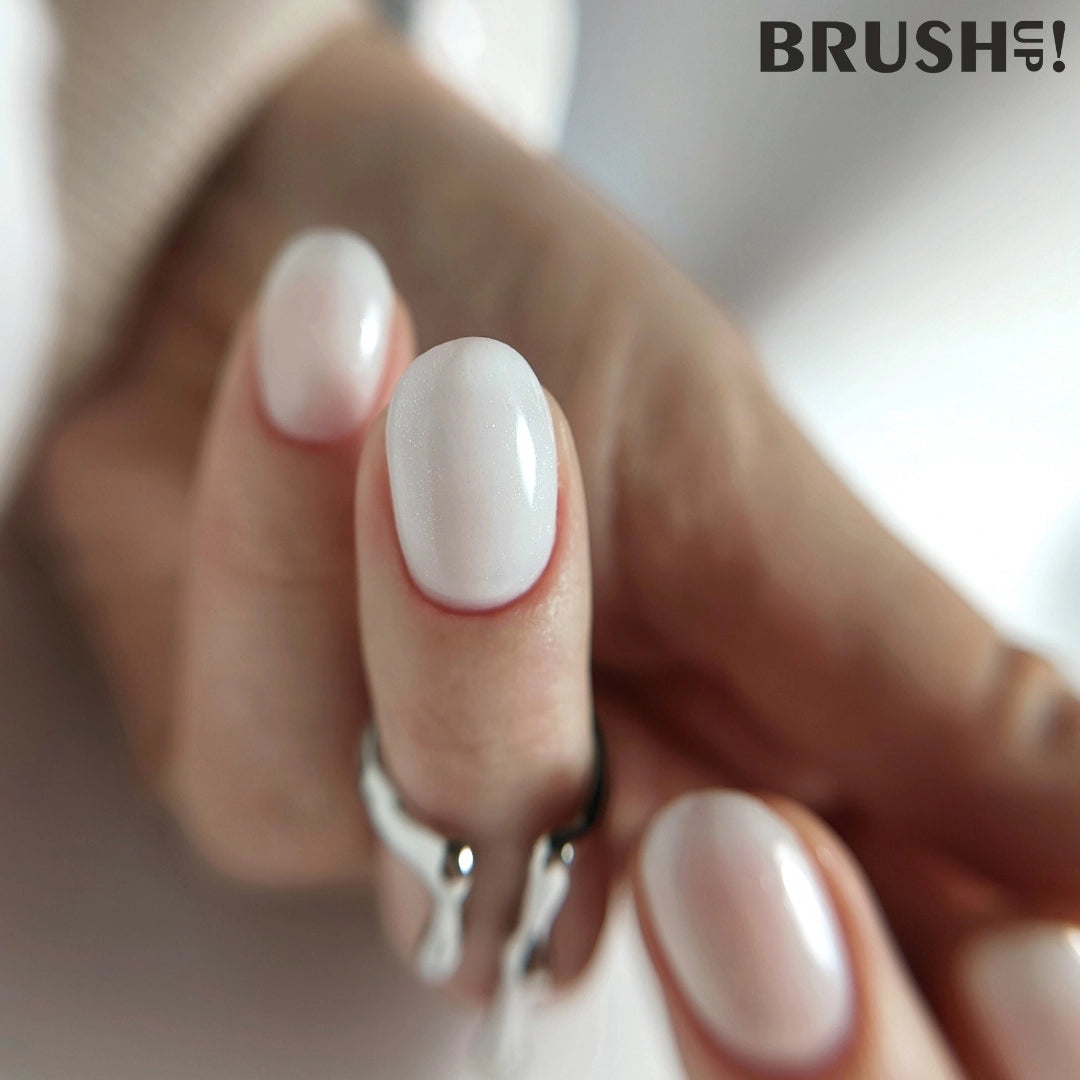 Brushup! Elastic Fantastic Flash All White Baza Hybrydowa Do Paznokci Rubber Base Must Be 5g