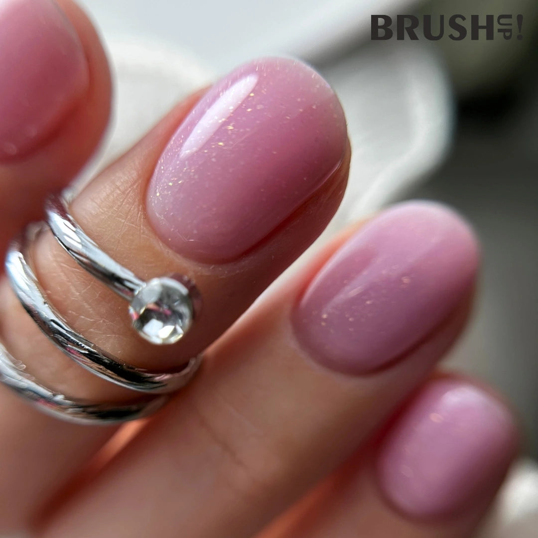 Brushup! Elastic Fantastic Pinky Promise Baza Hybrydowa Do Paznokci Rubber Base Must Be 5g