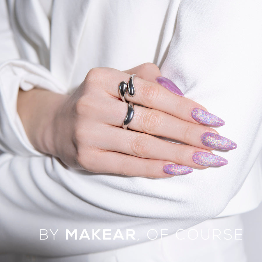 Makear Lakier Hybrydowy HC02 Holo Cat Eye 8ml