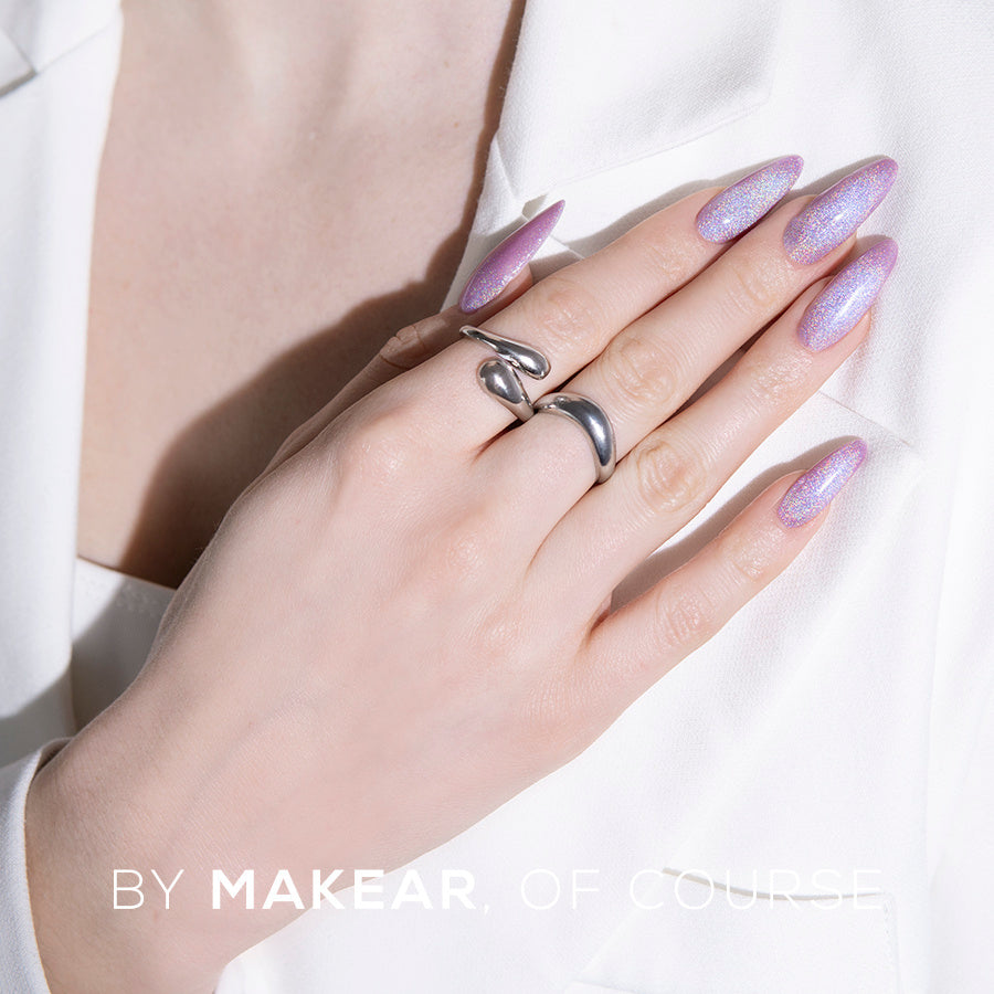 Makear Lakier Hybrydowy HC02 Holo Cat Eye 8ml