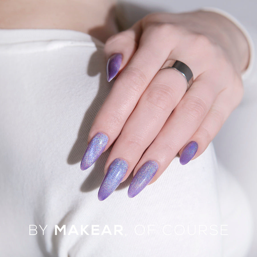 Makear Lakier Hybrydowy HC03 Holo Cat Eye 8ml