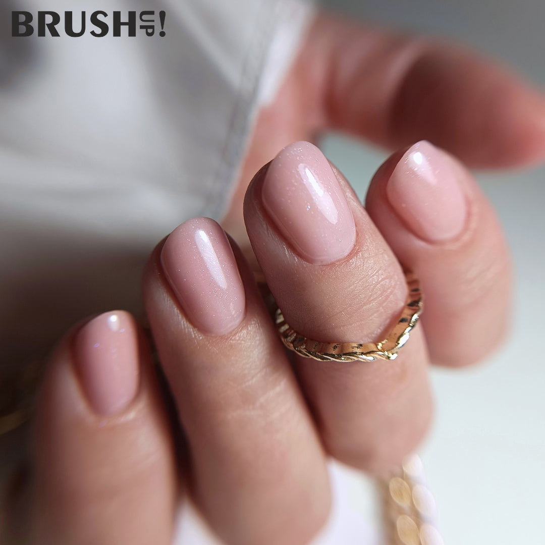 Brushup! My Best Friend Sparkle Pink Baza Hybrydowa Do Paznokci Super Base Must Be 5g