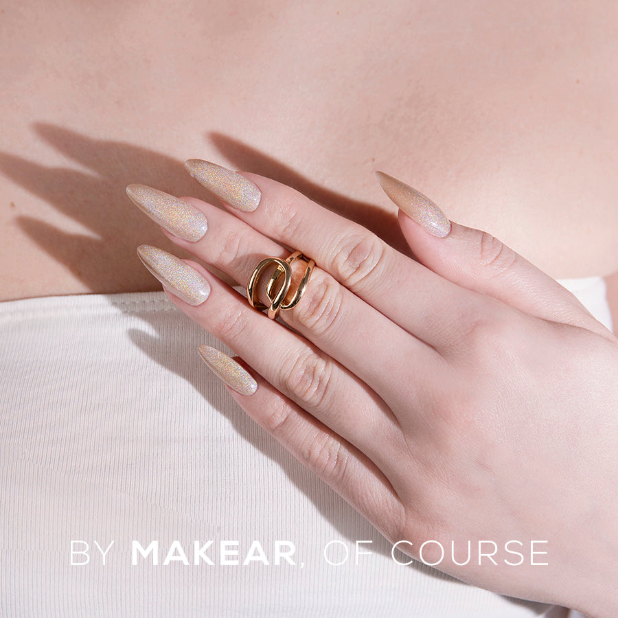 Makear Lakier Hybrydowy HC04 Holo Cat Eye 8ml