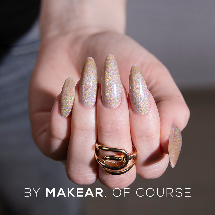 Makear Lakier Hybrydowy HC04 Holo Cat Eye 8ml