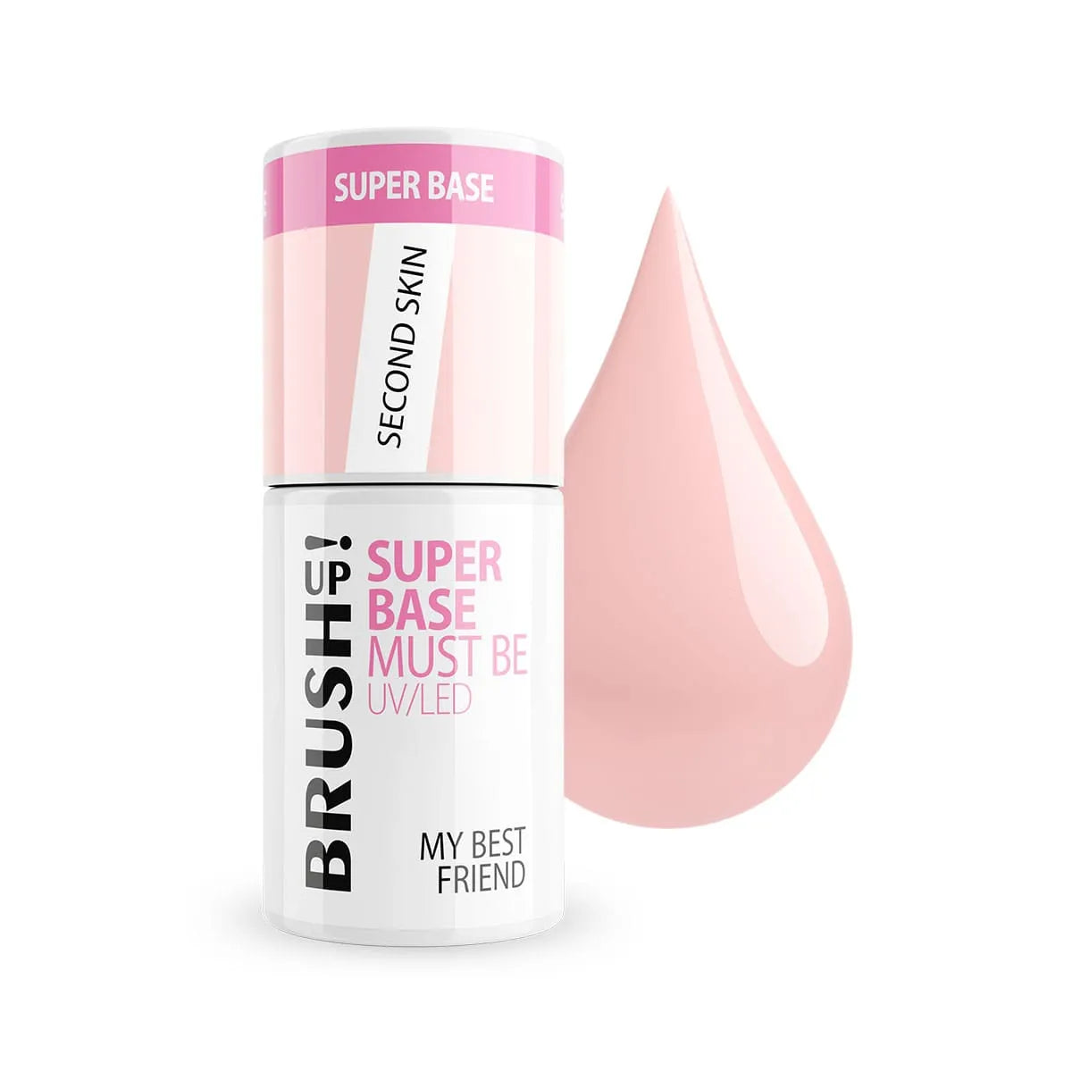 Brushup! My Best Friend Second Skin Baza Hybrydowa Do Paznokci Super Base Must Be 5g