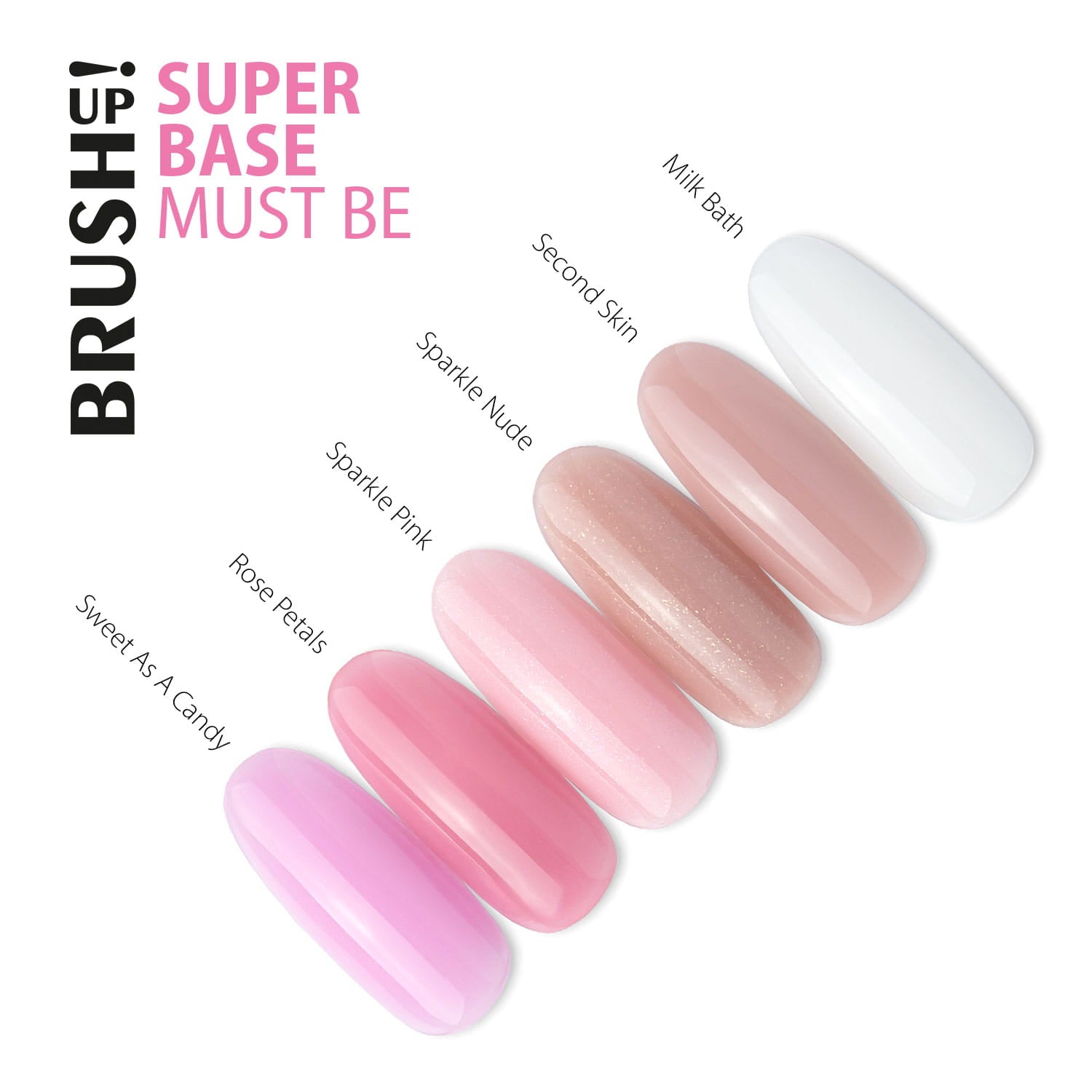 Brushup! My Best Friend Second Skin Baza Hybrydowa Do Paznokci Super Base Must Be 5g