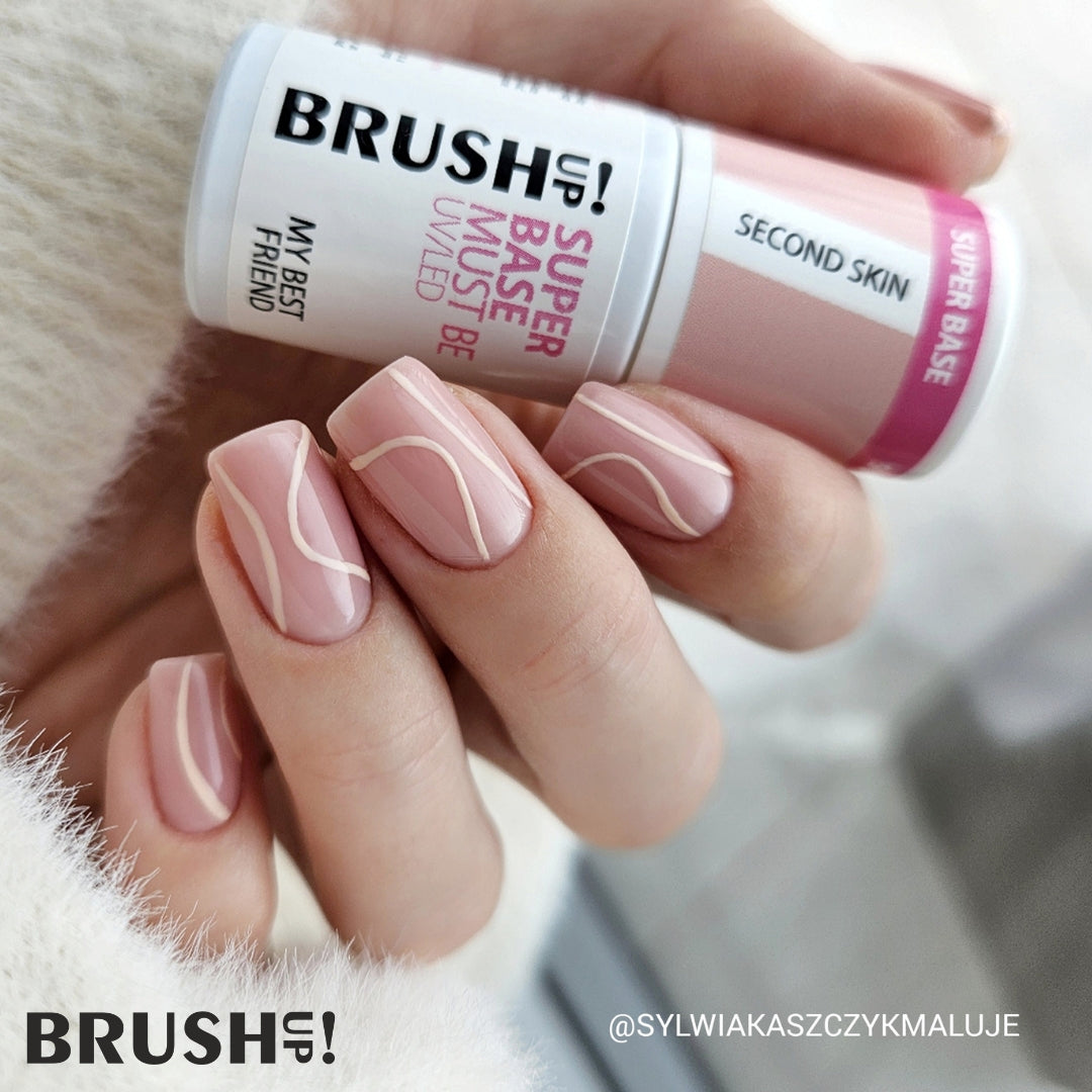 Brushup! My Best Friend Second Skin Baza Hybrydowa Do Paznokci Super Base Must Be 5g