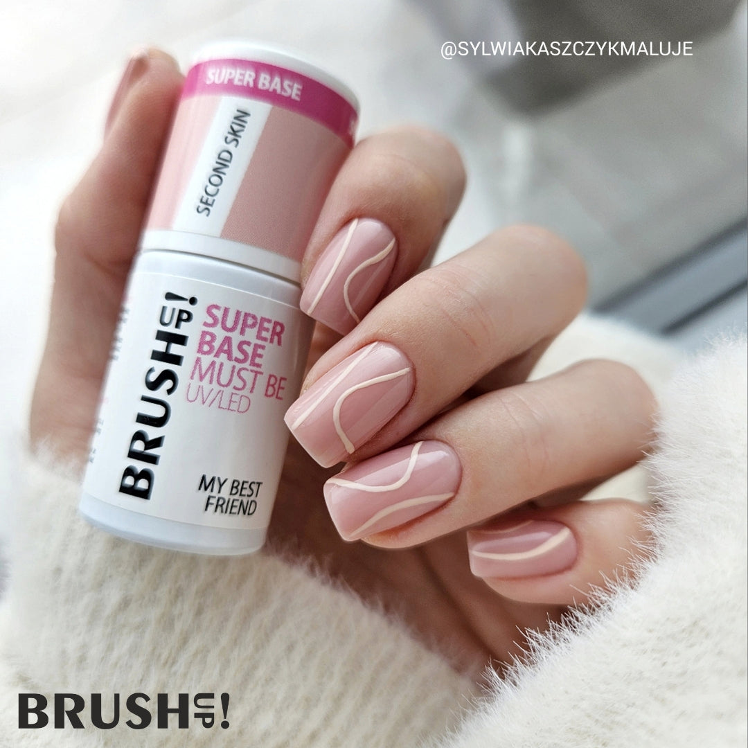 Brushup! My Best Friend Second Skin Baza Hybrydowa Do Paznokci Super Base Must Be 5g