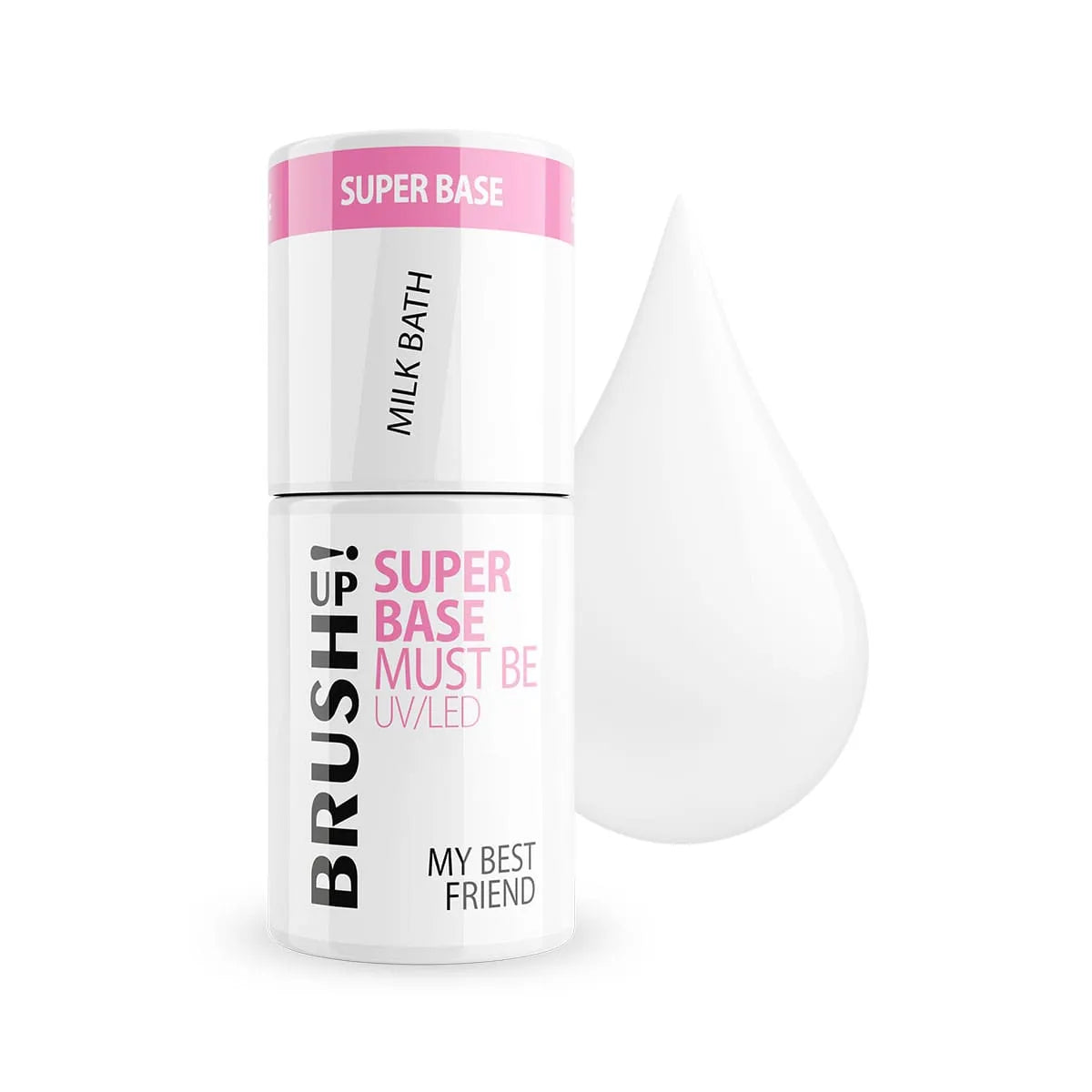 Brushup! My Best Friend Milk Bath Baza Hybrydowa Do Paznokci Super Base Must Be 5g
