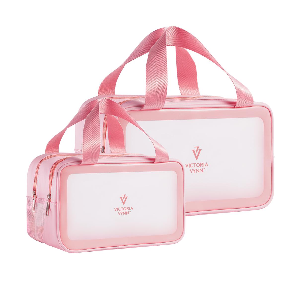 Victoria Vynn Kosmetyczki Dwupak Różowe